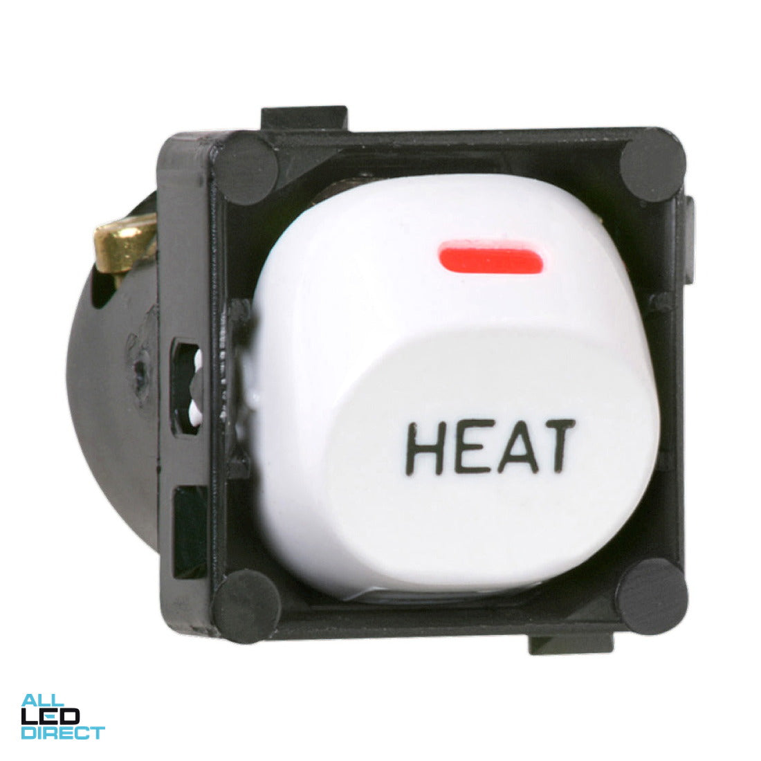 Clipsal 10 Amp 30 SERIES 2 Way Rocker Switch Mech Desert Sand Engraved With 'HEAT' ALL LED Direct