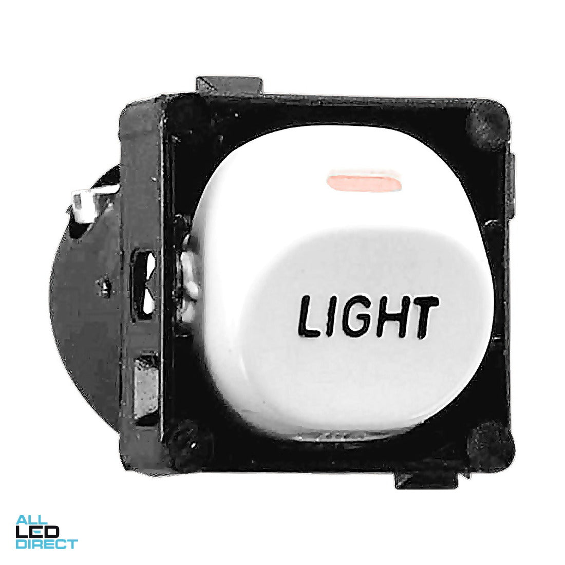 Clipsal 10 Amp 30 SERIES 2 Way Rocker Switch Mech Black Engraved With 'LIGHT' ALL LED Direct