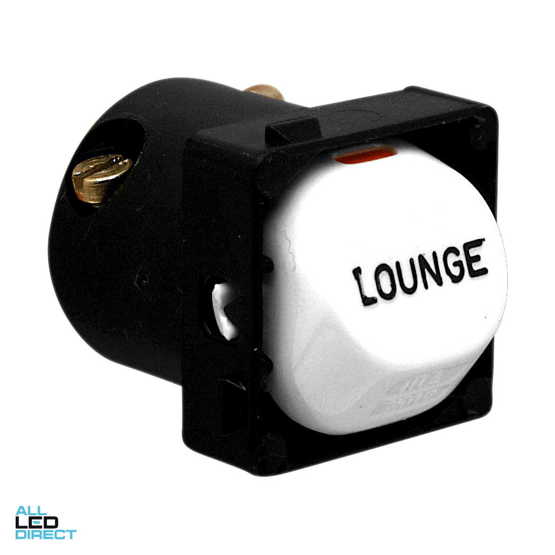 Clipsal 10 Amp 30 SERIES 2 Way Rocker Switch Mech Cream Engraved With 'LOUNGE' ALL LED Direct