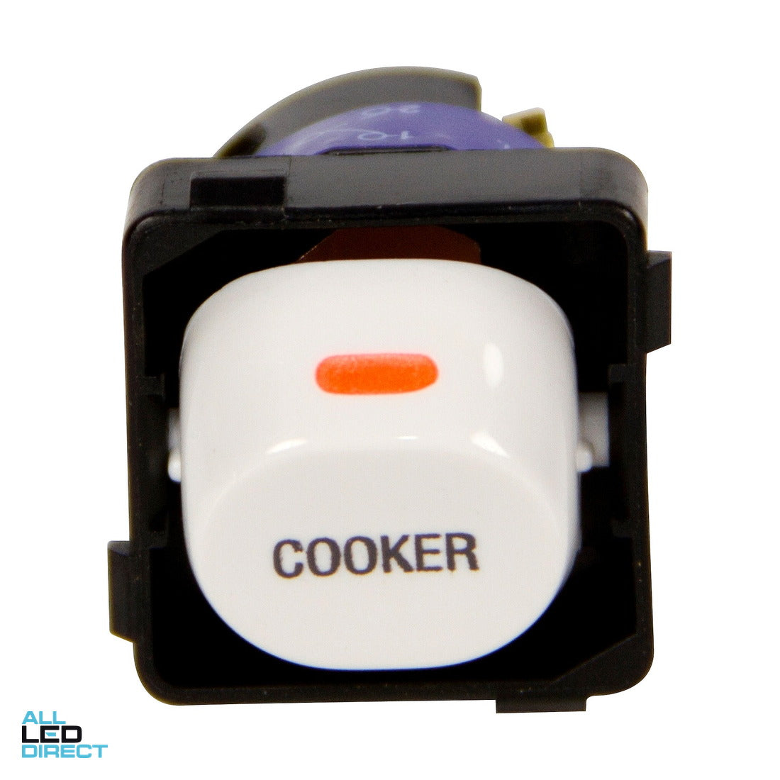Clipsal 35 Amp 30 SERIES 2 Way Rocker Switch Mech White Engraved With 'COOKER' ALL LED Direct