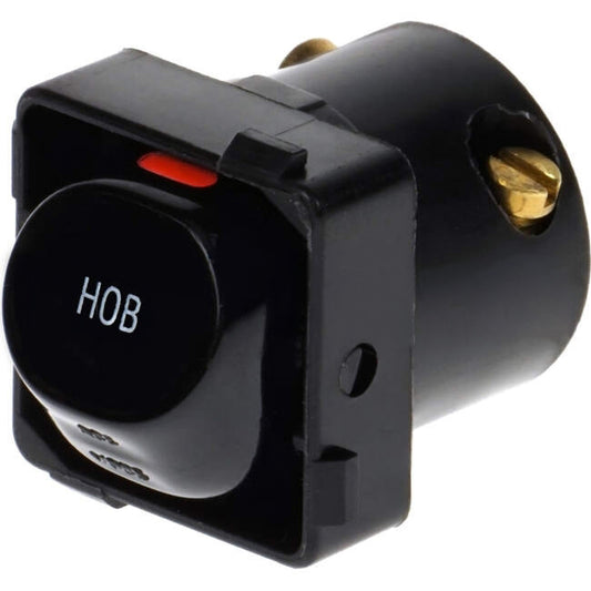 Clipsal 35 Amp 30 SERIES 2 Way Rocker Switch Mech Black Engraved With 'HOB'