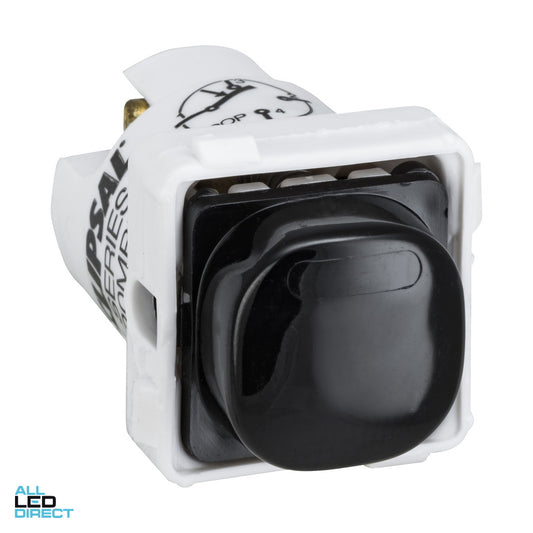 Clipsal 15 Amp 30 SERIES Bell Press Button Switch Mech Black ALL LED Direct