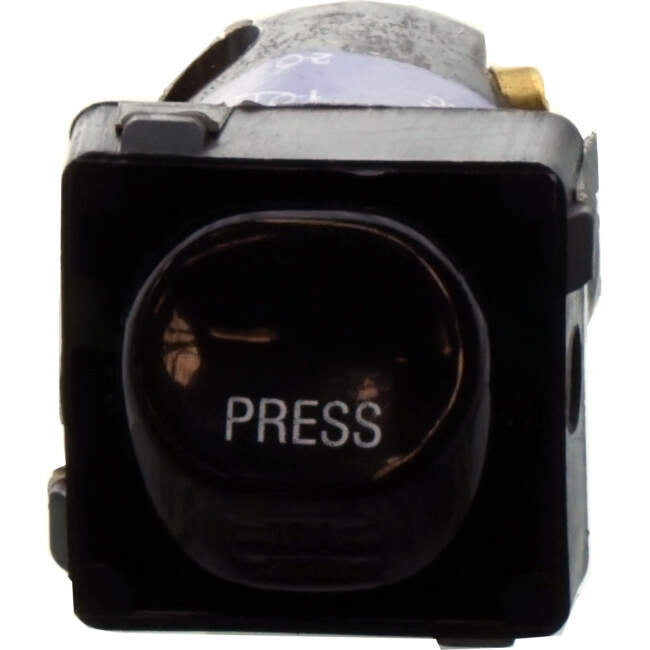 Clipsal 10 Amp 30 SERIES Rocker Bell Press Switch Mech Black Engraved With 'PRESS'