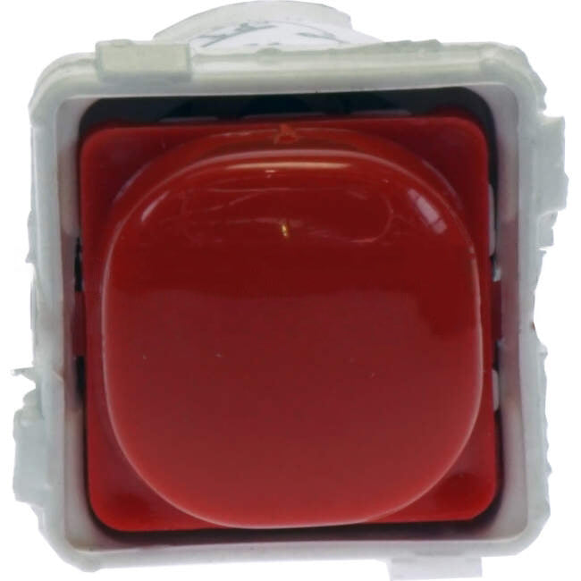 Clipsal 15 Amp 30 SERIES Bell Press Button Switch Mech Red