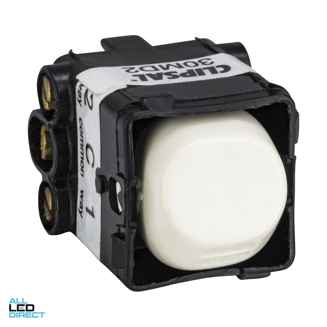 Clipsal 10 Amp 30 SERIES 2 Pole 2 Way Double Throw Rocker Switch Mech Cream ALL LED Direct