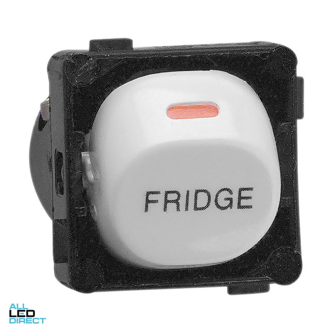 Clipsal 10 Amp 30 SERIES 2 Way Rocker Switch Mech White Engraved With 'FRIDGE' ALL LED Direct