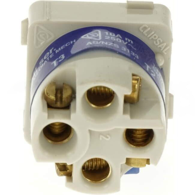 Clipsal 10 Amp 30 SERIES Intermediate Rocker Switch Mech White