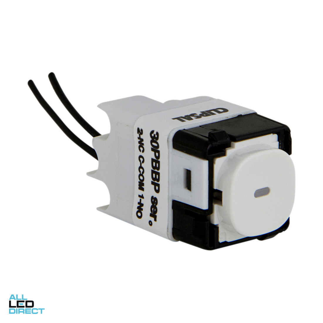Clipsal 16 Amp IMPRESS SERIES Bell Press Momentary Action Switch Mech White With LED Indicator ALL LED Direct