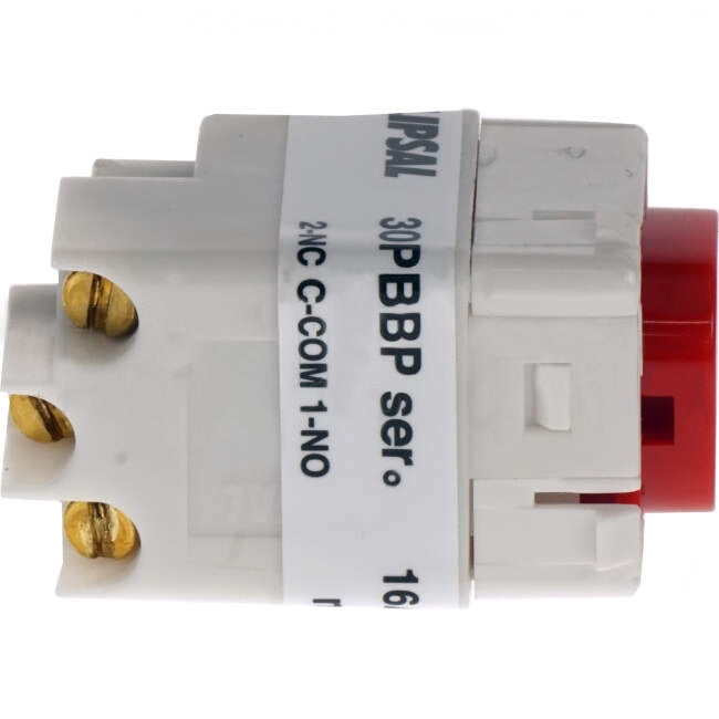 Clipsal 16 Amp 30 SERIES Bell Press Momentary Action Switch Mech Red