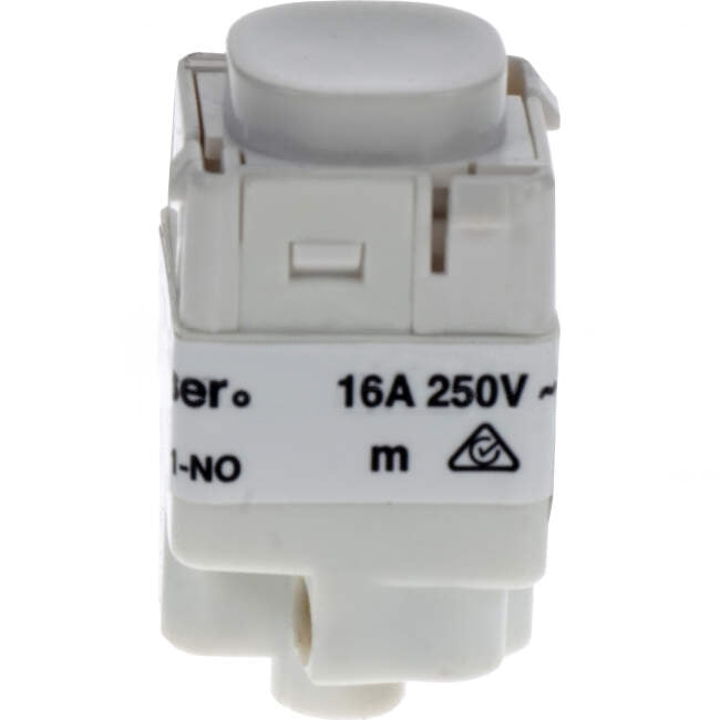 Clipsal 16 Amp 30 SERIES Bell Press Momentary Action Switch Mech White