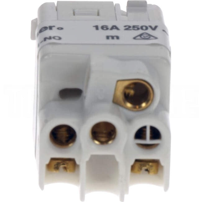 Clipsal 16 Amp 30 SERIES Bell Press Momentary Action Switch Mech White