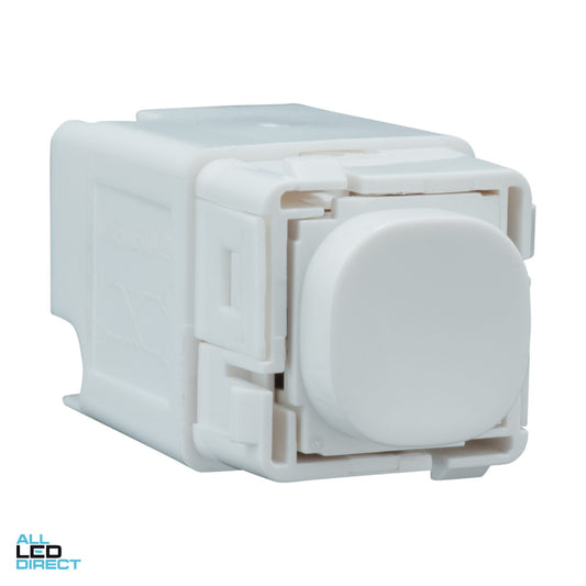 Clipsal 16 Amp IMPRESS SERIES Push Button Intermediate Action Switch Mech White ALL LED Direct