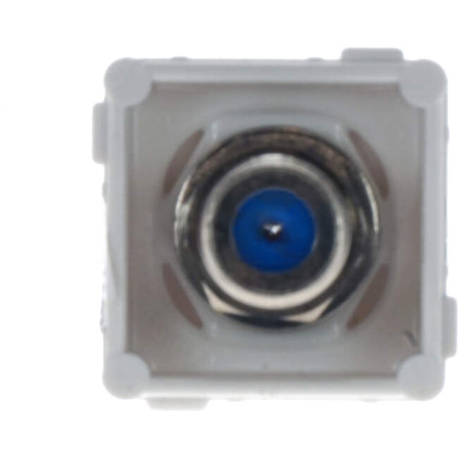 Clipsal 75 Ohm PAYTV F Type to F Type Socket Mech White