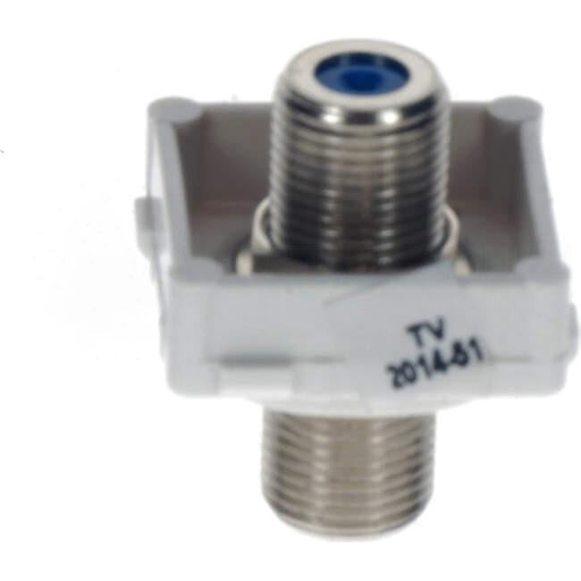 Clipsal 75 Ohm PAYTV F Type to F Type Socket Mech White