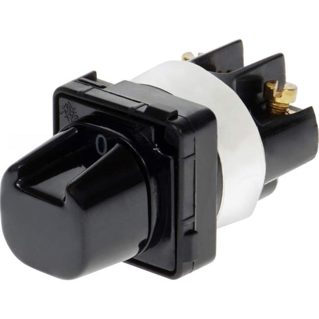 Clipsal 15 Amp 30 SERIES 4 Position Rotary 2 On 2 Off Switch Mech Black