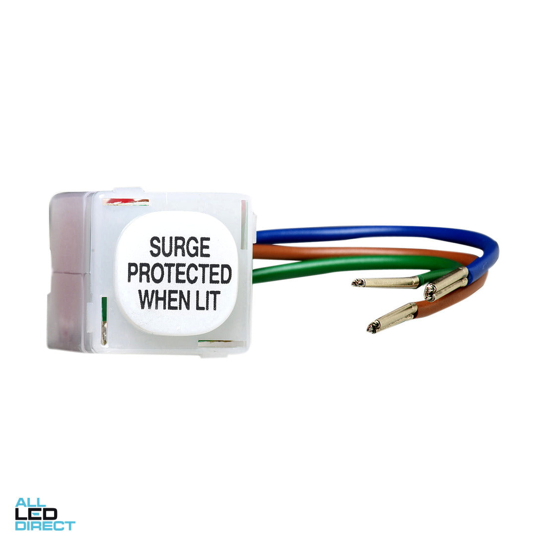 Clipsal 10 Amp Surge Filter Mech Opal With Clear Body ALL LED Direct