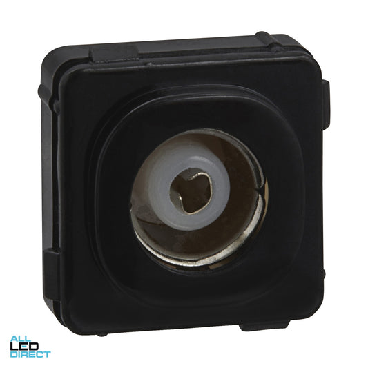 Clipsal 30 SERIES 75 Ohm TV Antenna Socket Mech With Screw Rear Black