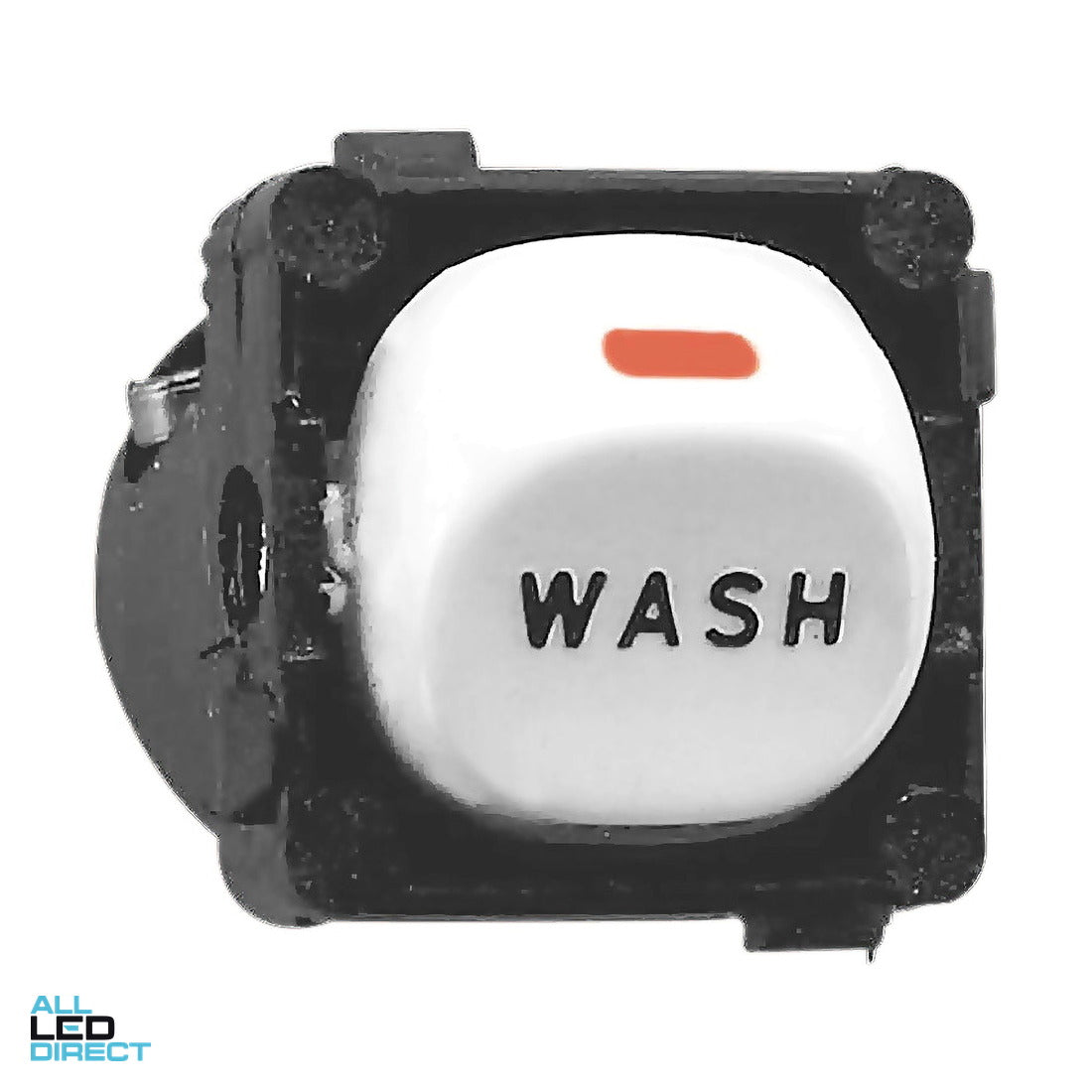Clipsal 10 Amp 30 SERIES 2 Way Rocker Switch Mech White Engraved With 'WASH' ALL LED Direct
