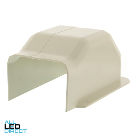 Ezyduct 110mm Wall Cap Light Beige Suitable For Air Conditioning Duct