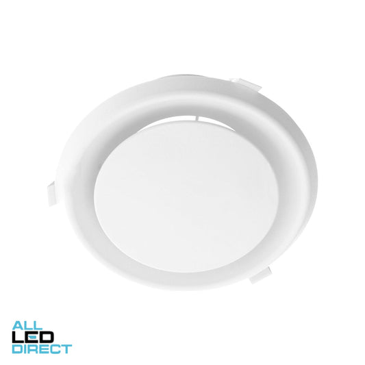 Fantech ALG Ceiling Mounted Round Adjustable Inlet Grille White Suitable for 150mm Duct