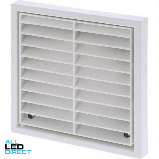 Ventair Fixed Blade Internal & External Louvre Suitable For 100mm Duct