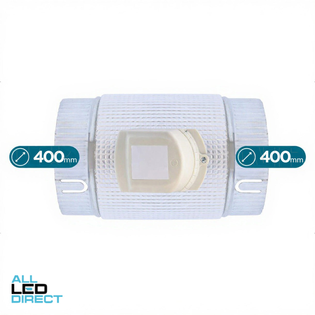 Powerwave Air 400mm DODC Motorised Metal Zone Damper 240 Volt