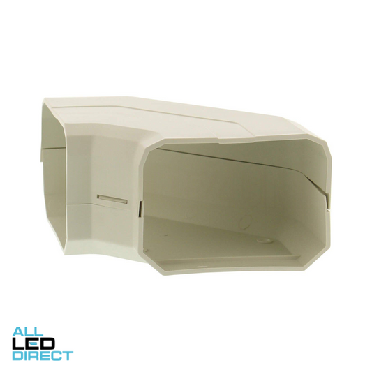 Ezyduct 110mm 90 Degree Bend Light Beige Suitable For Air Conditioning Duct