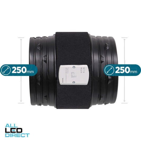 Westaflex 250mm Poly Zone Damper Fitted With Siemens 24VAC RJ-12 Actuator & 10 Metre Cable