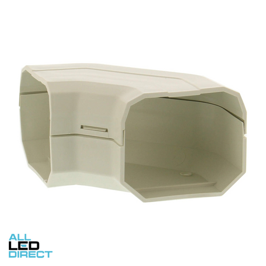 Ezyduct 80mm 90 Degree Bend Light Beige Suitable For Air Conditioning Duct