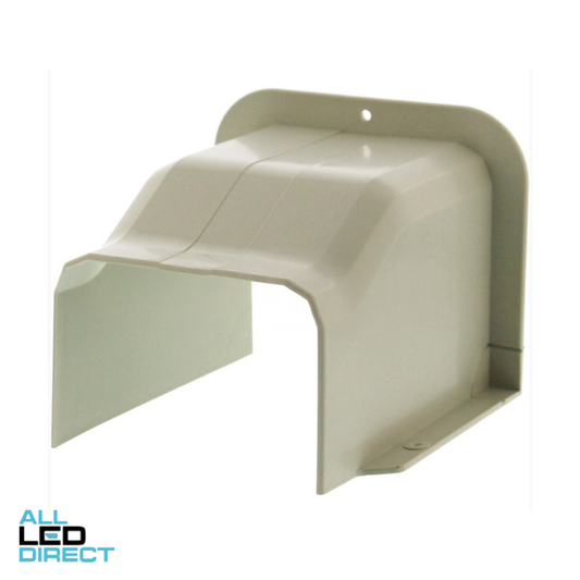 Ezyduct 110mm Ceiling Cap Light Beige Suitable For Air Conditioning Duct
