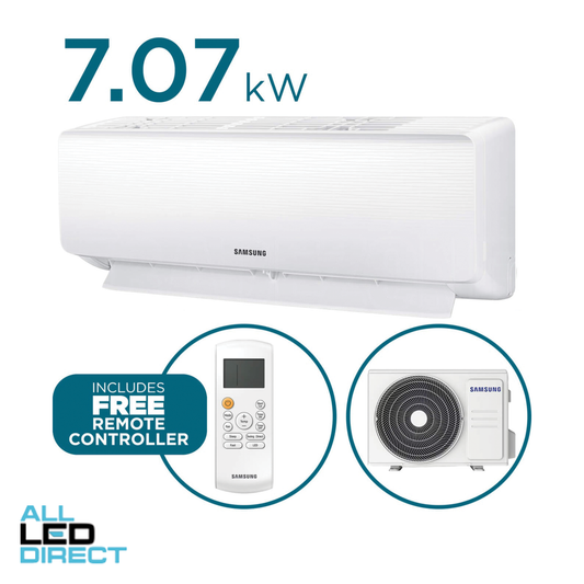 Samsung 7.07kW Cool 7.94kW Heat BEDARRA Inverter Hi-Wall Indoor/Outdoor Air Conditioning Unit