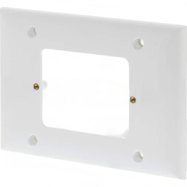 Clipsal 3 Gang STANDARD SERIES Mounting Flange White