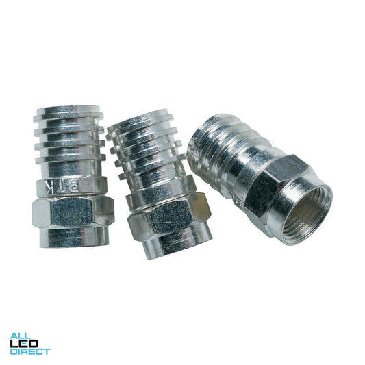 Clipsal RG6 Crimpable F Type Connector Pack of 100