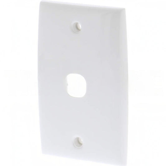 Clipsal 1 Gang STANDARD Grid Plate White