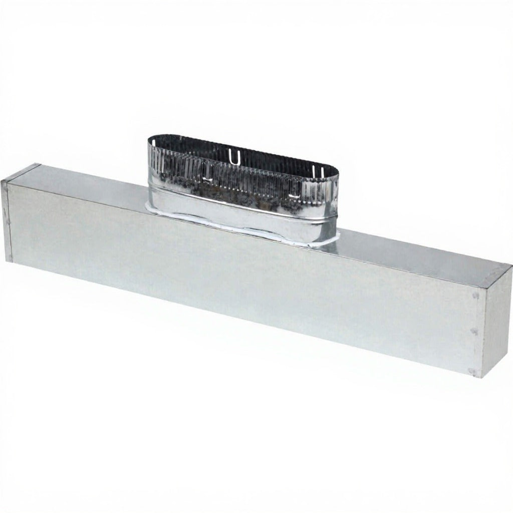 Powerwave 900mm x 100mm Metal Side Boot with 250mm Spigot (10mm Internally Insulated)