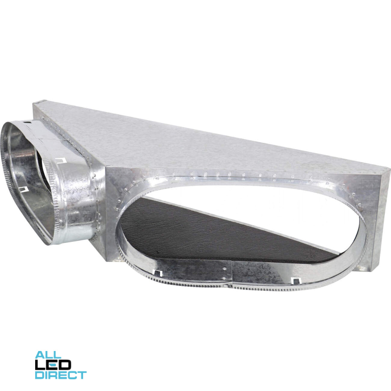 Powerwave Air 855mm x 190mm Supply Air V-Box Plenum with 2 x 250mm Spigot Suitable for Daikin Models FDYAN50/60/71/85/100 & FDYA71/85/100