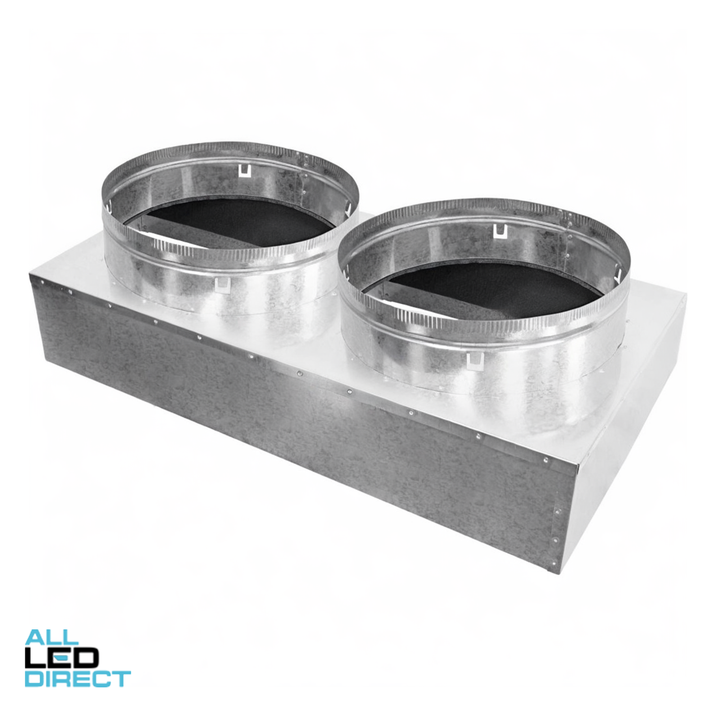 Powerwave Air 1150mm x 550mm Return Air Insulated Box with 2 x 400mm Spigot