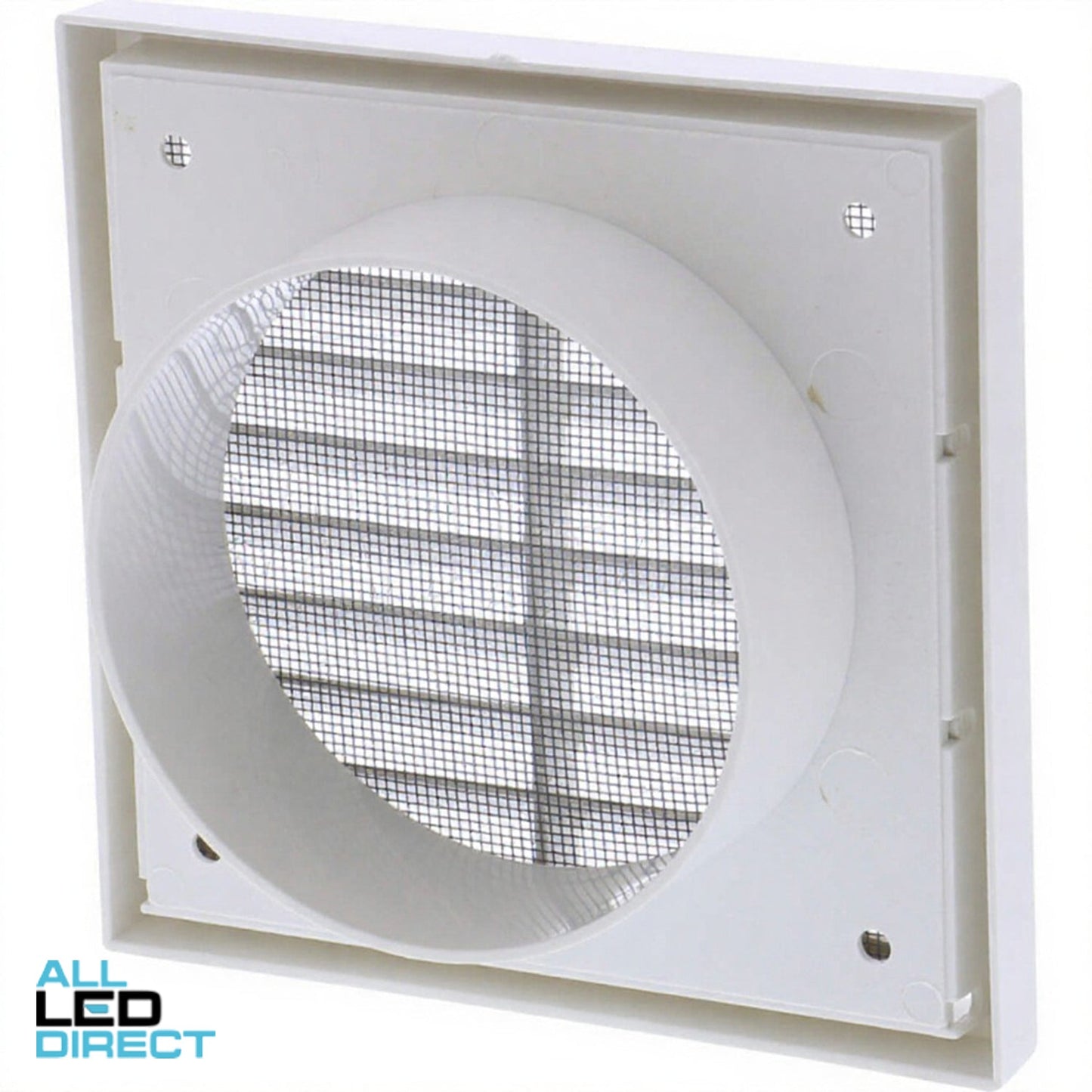 Ventair Fixed Blade Internal & External Louvre Suitable For 100mm Duct