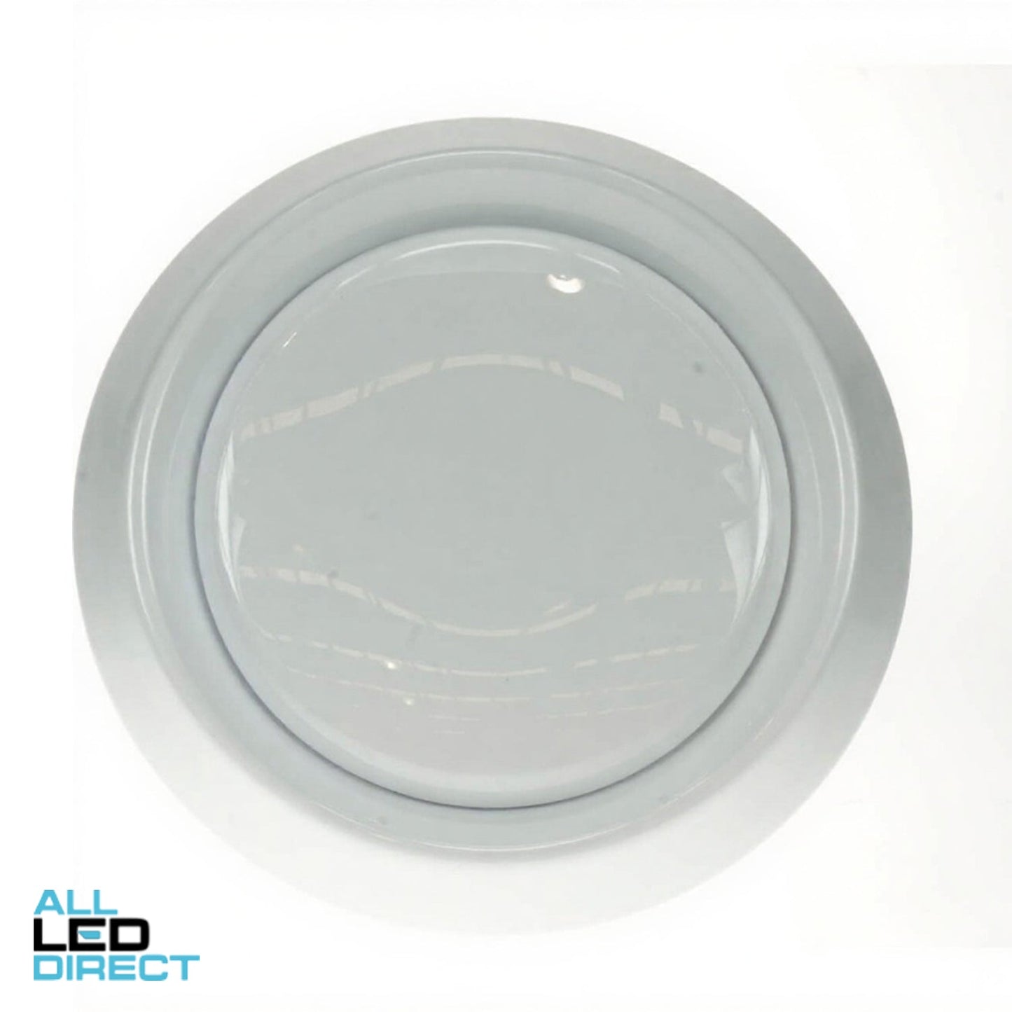 Ventair Ceiling Mounted Round Fixed Inlet or Outlet Grille White Suitable for 125mm Duct