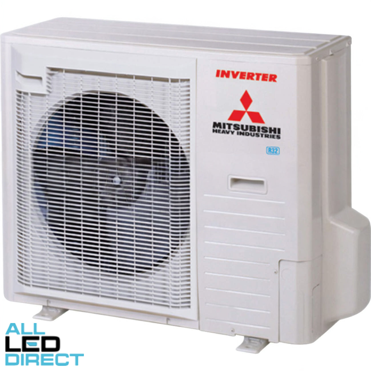 Mitsubishi 10.0kW Cool 10.0kW Heat High Static Single Phase Ducted Indoor/Outdoor Air Conditioning Unit