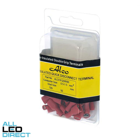 Wattmaster 0.5-1.5mm Quick Disconnect Fully Insulated Terminal Red Pack of 50