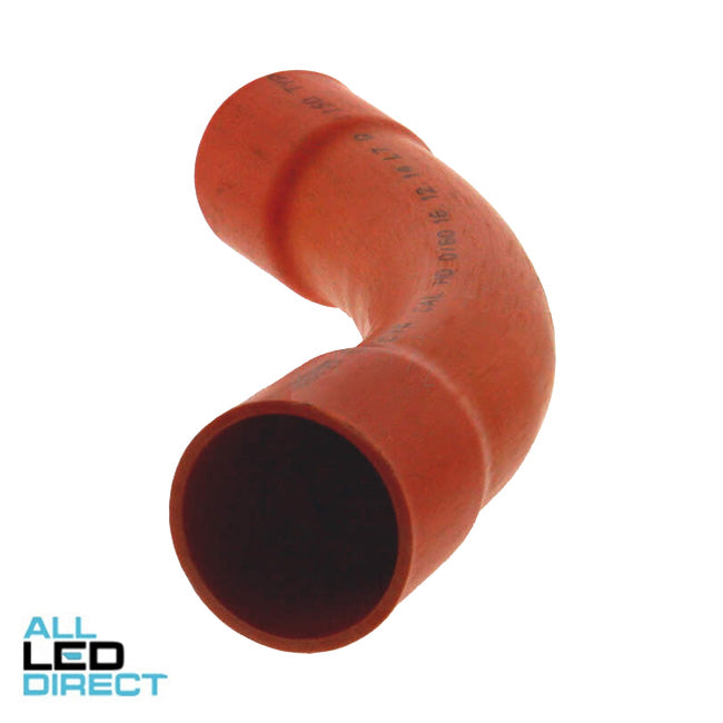 Rainbow 80mm 45 Degree Heavy Duty Sweeping Conduit Bend 450mm Radius Orange
