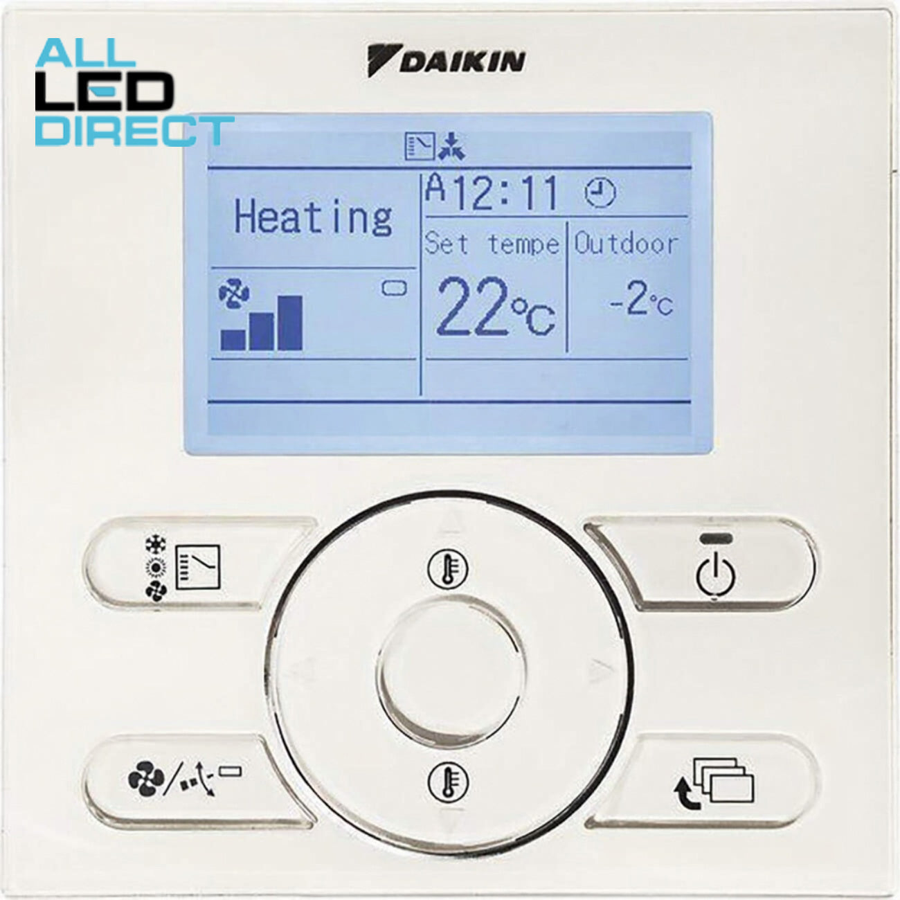 Daikin 12.5kW Cool 15.0kW Heat High Static Single Phase Ducted Indoor/Outdoor Air Conditioning Unit