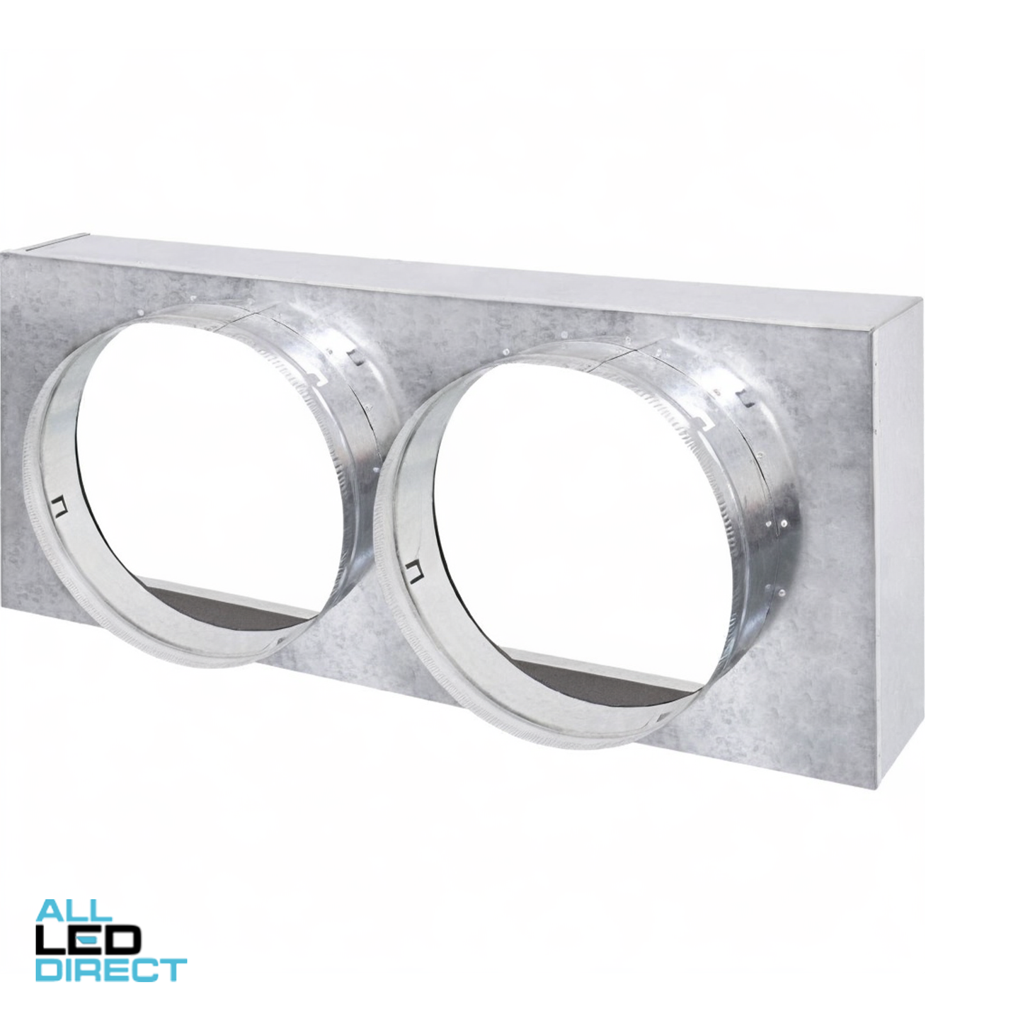 Powerwave Air 900mm x 550mm Return Air Insulated Box with 2 x 350mm Spigot