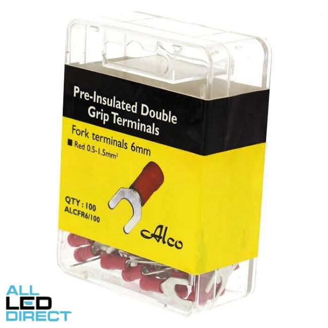 Wattmaster 0.5-1.5mm Fork Non Insulated Terminal Pack of 100