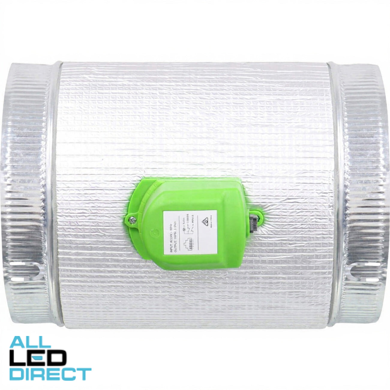 Powerwave Air 300mm Metal Zone Damper Fitted With 24VAC DODC RJ12 Actuator & 10 Metre Cable