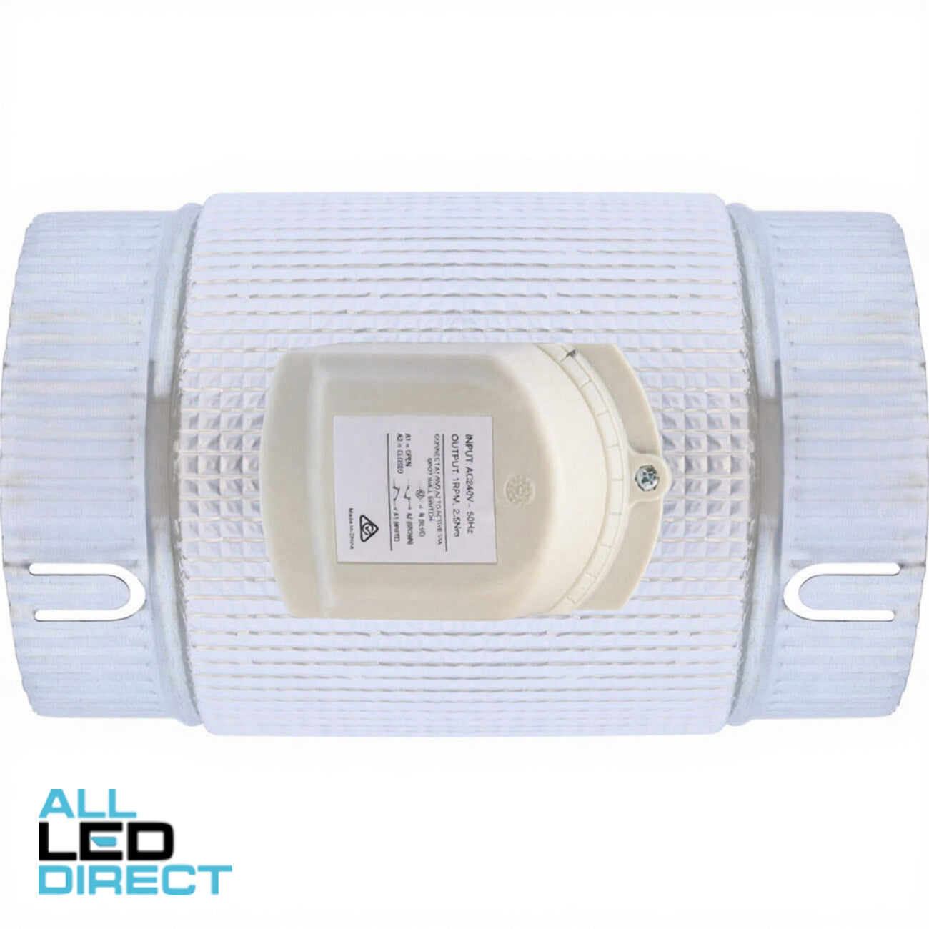 Powerwave Air 350mm DODC Motorised Metal Zone Damper 240 Volt