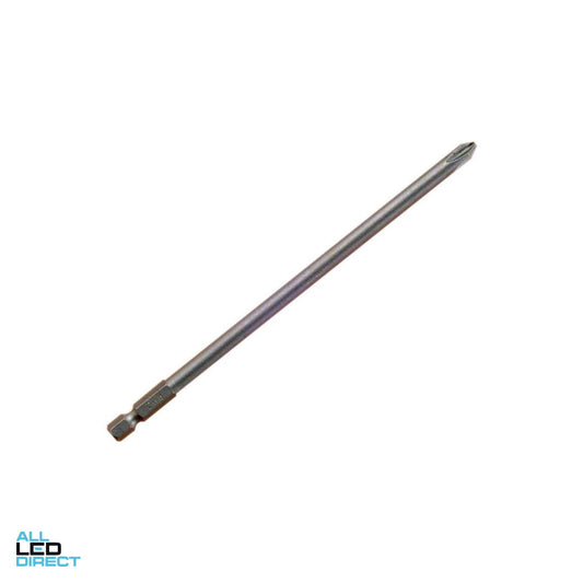Clipsal 150mm Magnetic Power Drive Bit Long Gauge Phillips N2