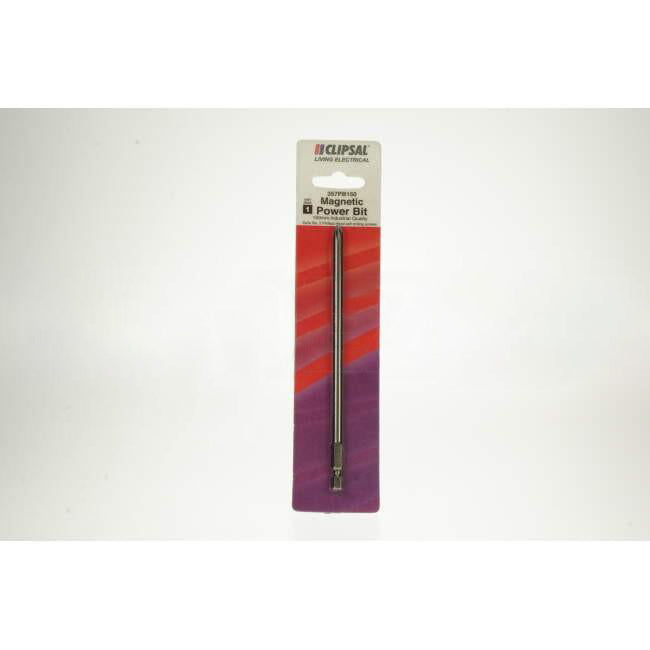 Clipsal 150mm Magnetic Power Drive Bit Long Gauge  Phillips N2