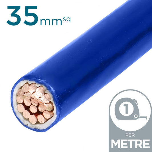 35mm Building Wire Cable Blue Per Metre